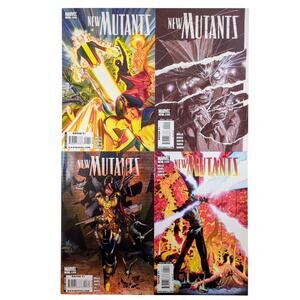 New Mutants 2009 Comic Lot: #1 Alex Ross Variant, 2, 3, 4 Marvel Comics X-Men